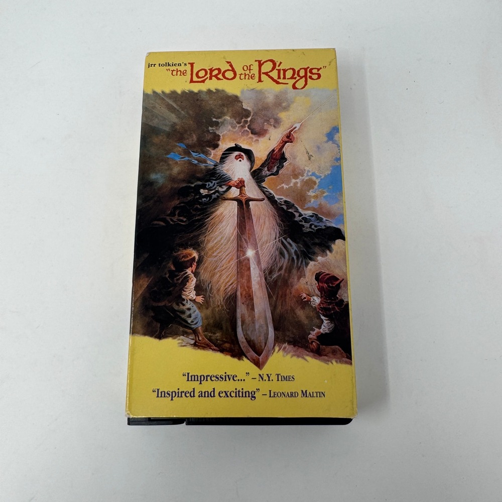Vintage Republic Pictures The Lord of the Rings VHS Ralph Bakshi Preowned